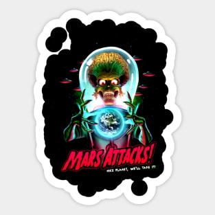 Mars Atacks Sticker